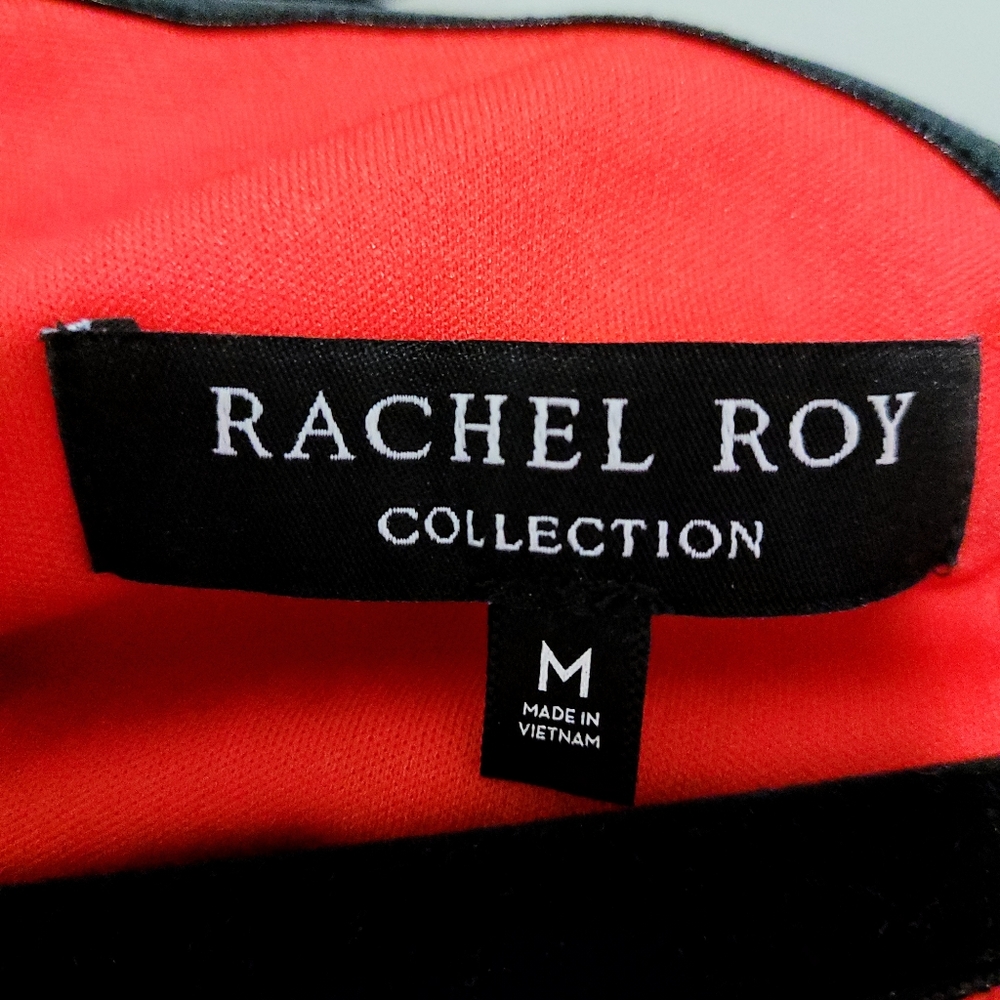One Shoulder Ruffle Ponte Knit Cocktail Dress | Excellent Condition - Picture 3 of 4